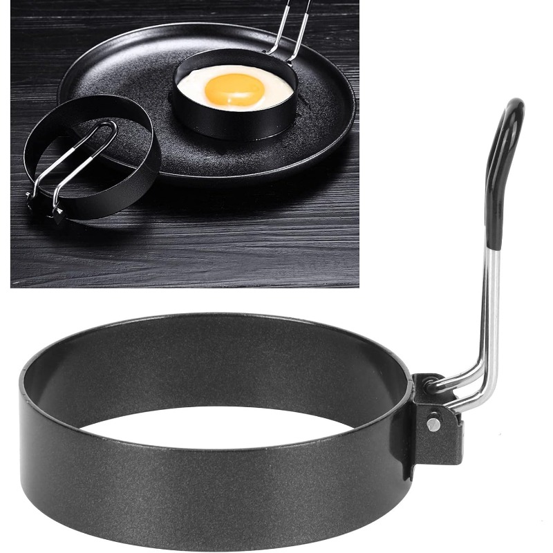 Mini Pancake Griddle - Egg Ring Mold Stainless Steel Non-Stick