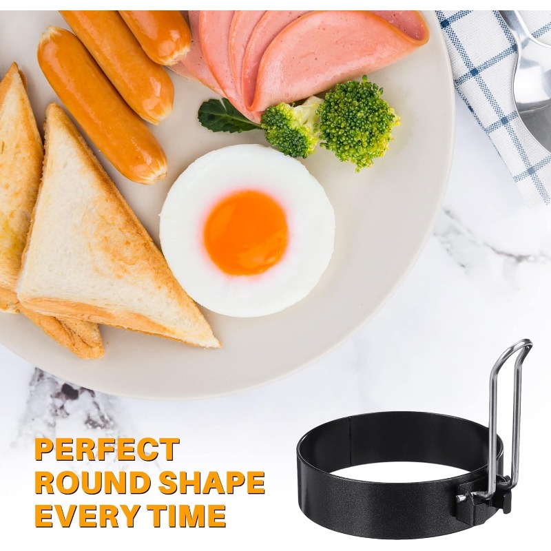 Egg Ring Mold Stainless Steel  - Mini Pancake Griddle recension och pris