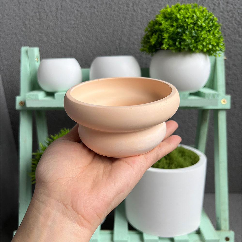 Spherical Plant Pot Concrete S - Potsticker Mold recension och pris