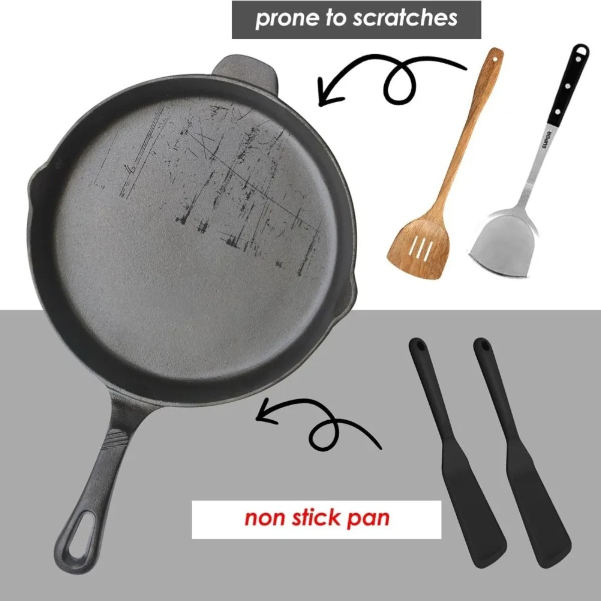 1Pcs Food-Grade Silicone Thin  - Okonomiyaki Spatula recension och pris